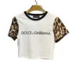 Dolce & Gabbana Leopard-Print Cropped T-Shirt