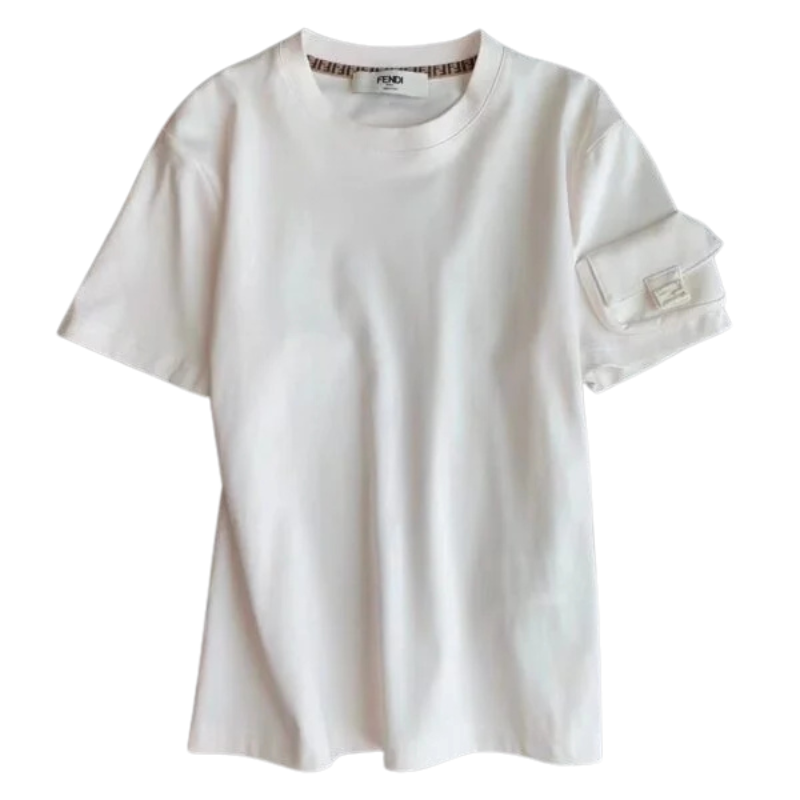 FENDI Cotton Short Sleeve T-Shirt FENDI Cotton Short Sleeve T-Shirt