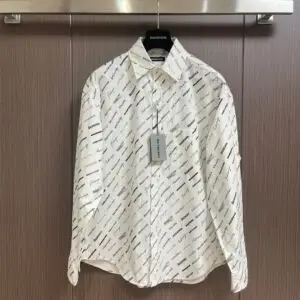 BALENZIAGA Fit Flex Collar Stretch Shirt