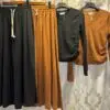 CELINE Pleated Skirt Set