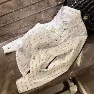 CHANEL Men's Cotton Printed Shirt