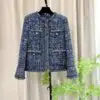 Celine-Style Lace Knit Cardigan