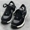 CHANEL Suede CC Logo Sneakers