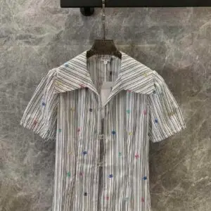CHANEL Line Printed Shirt