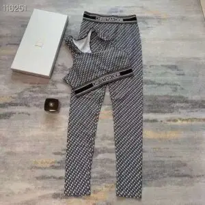 CHRISTIAN DIOR Patterned Thick Leggings