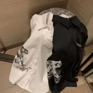 DIOR Embroidered Sketch Shirt for Men