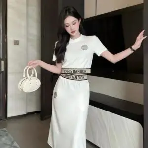 DIOR Floral Print Sport Skirt