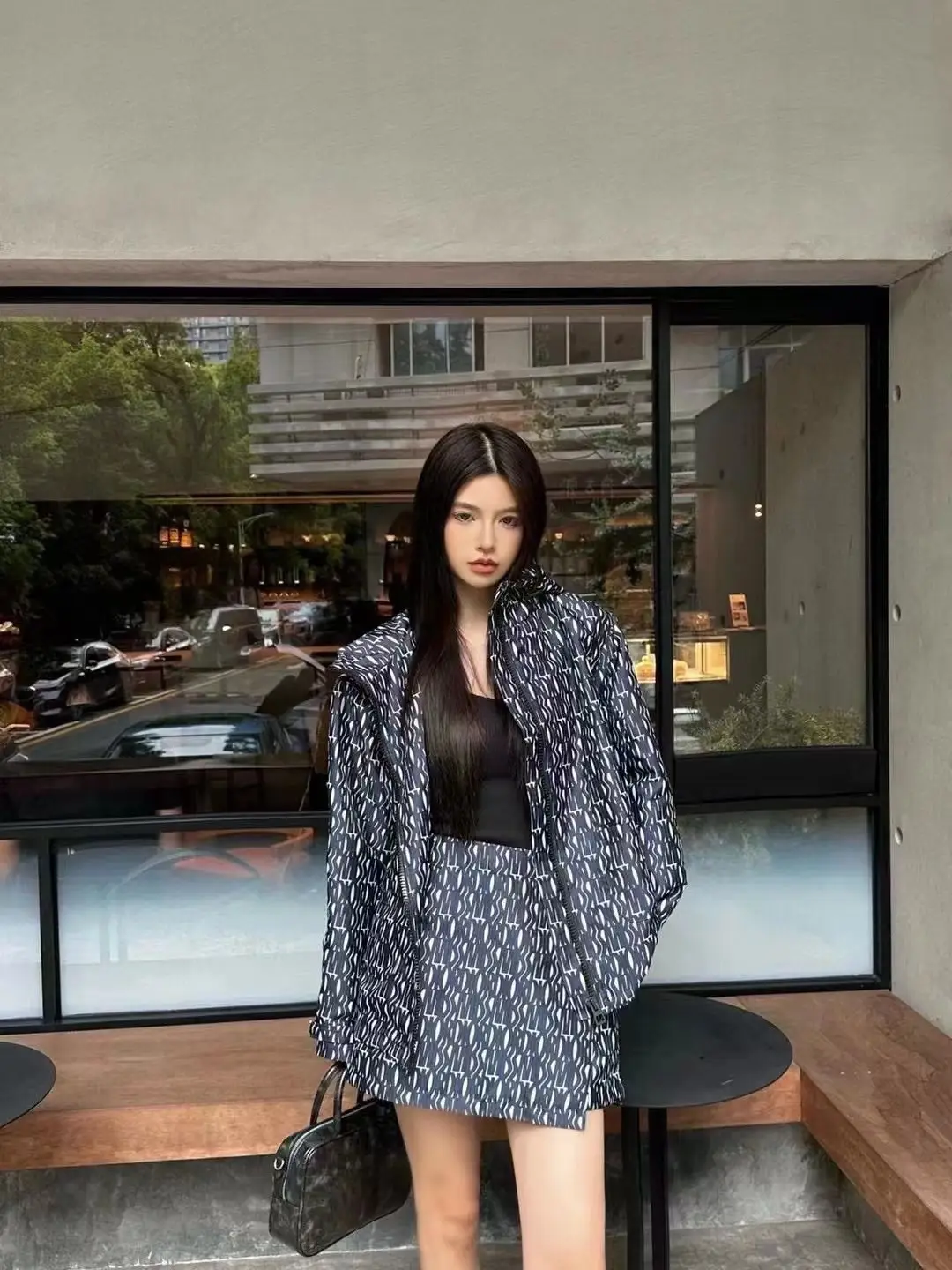 DIOR Ganni Tweed Curve Sleeve Jacket DIOR Ganni Tweed Curve Sleeve Jacket