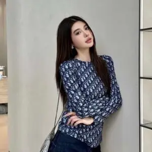 DIOR Signature Print Formal T-Shirt