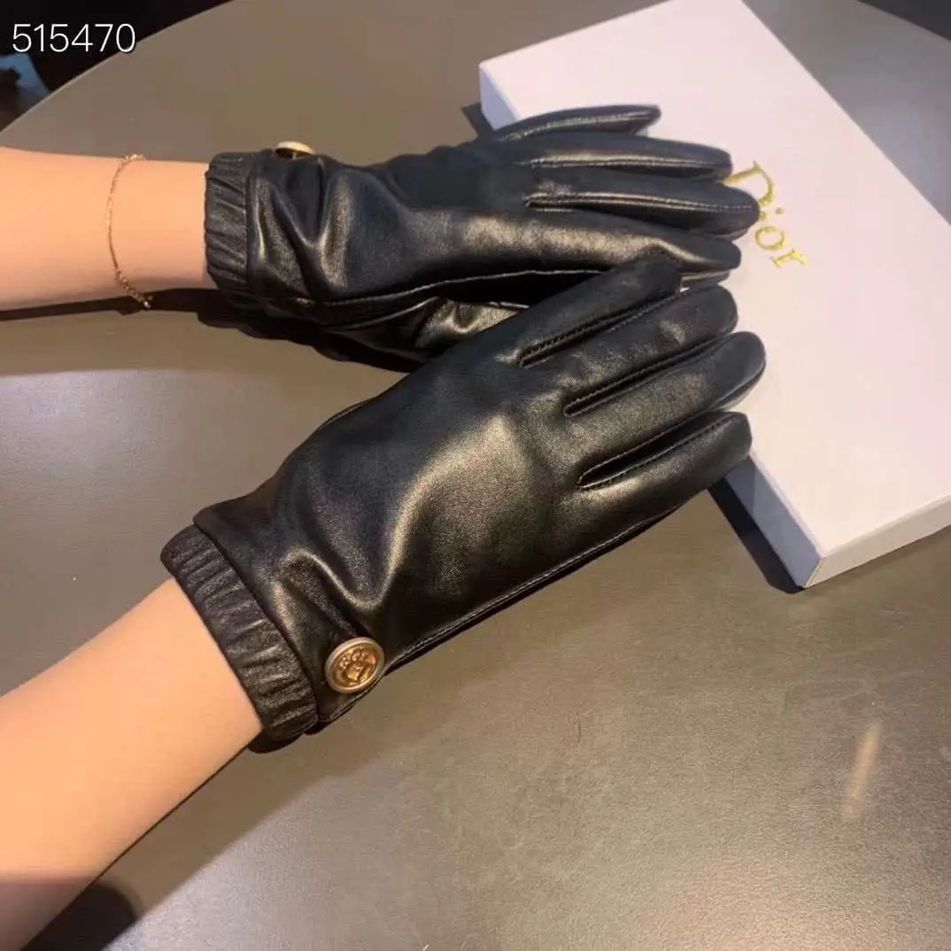 DIOR Winter Leather Gloves DIOR Winter Leather Gloves