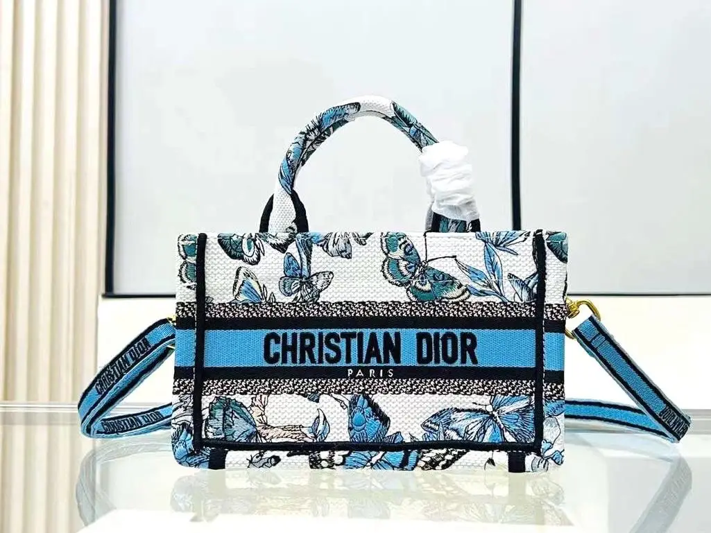 Christian Dior Bicolor Book Tote Christian Dior Bicolor Book Tote