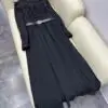 DIOR-Inspired Embroidered Georgette Gown