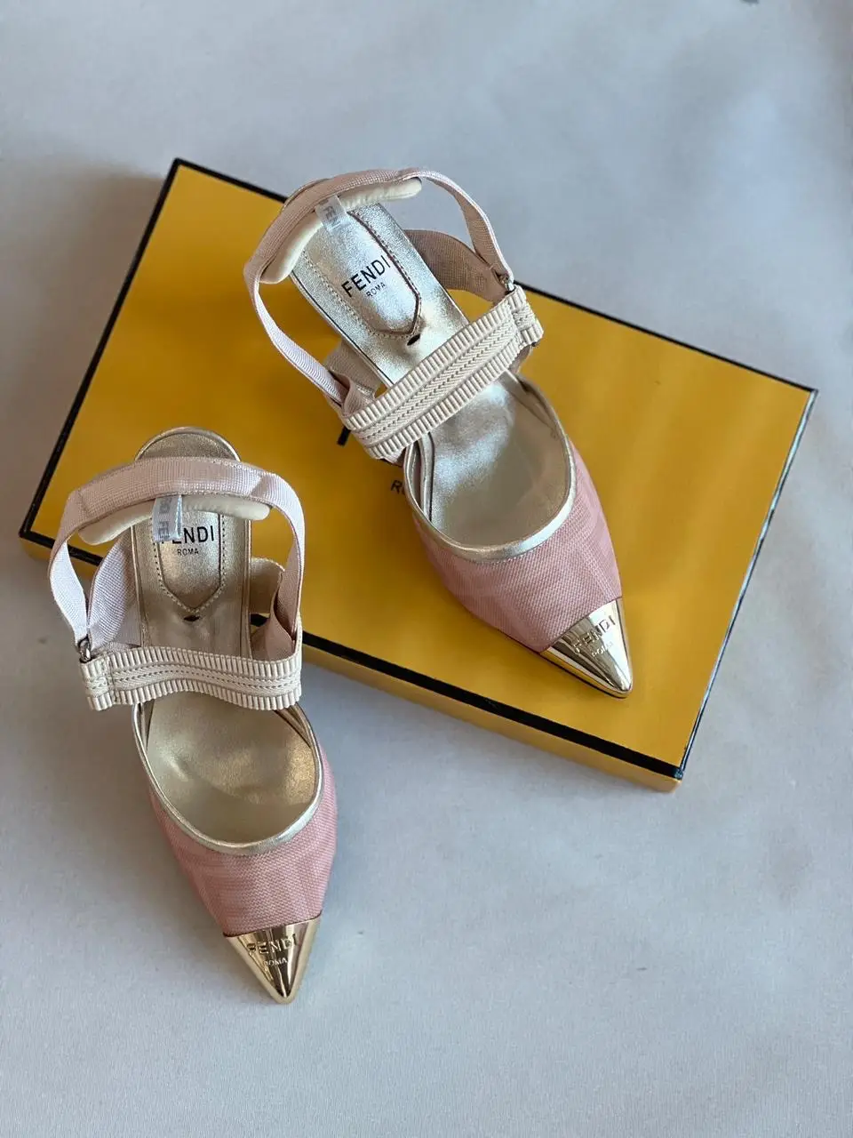 FENDI Colibri Slingback Pumps FENDI Colibri Slingback Pumps