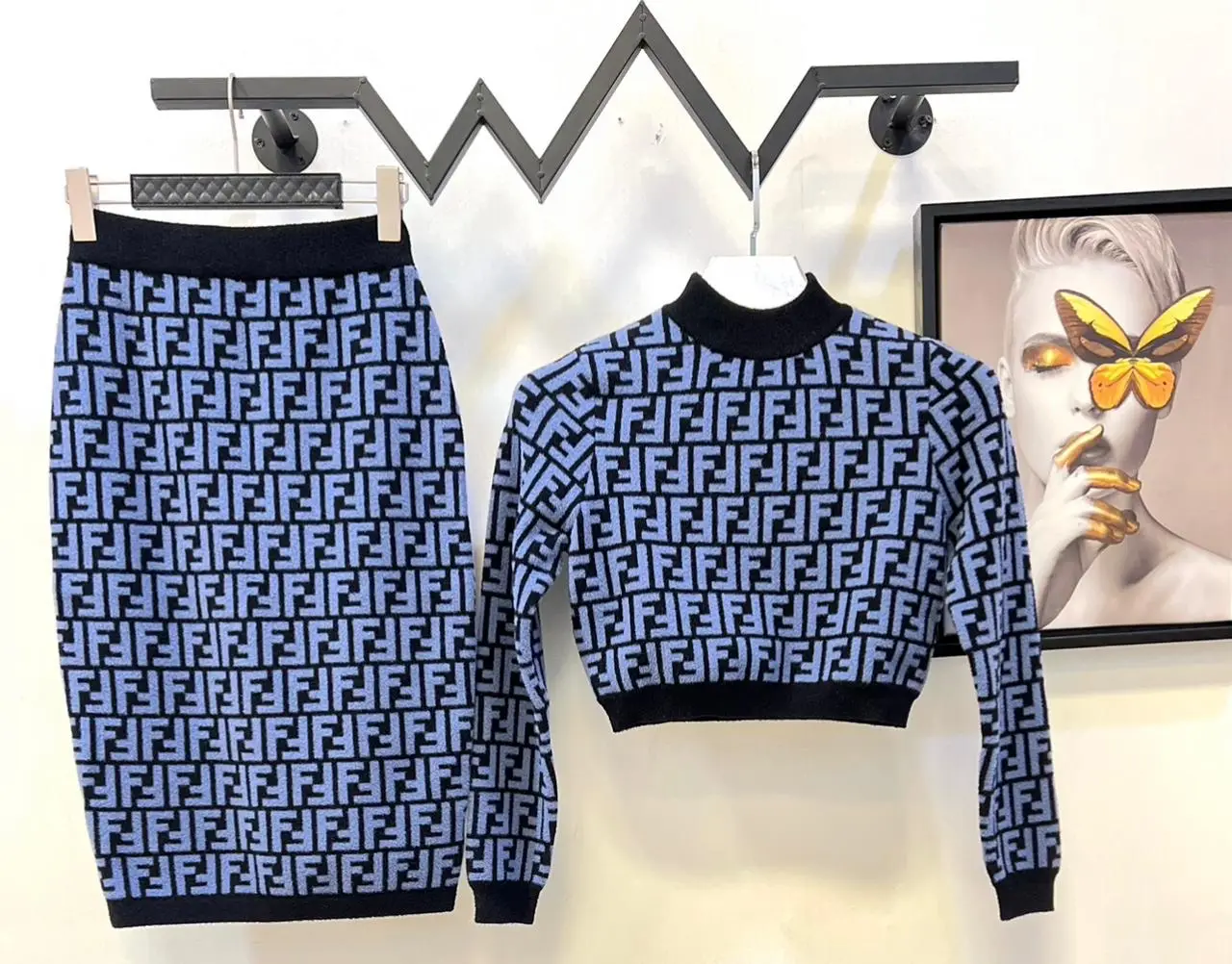 FENDI Reversible Wool Sweater Jacket FENDI Reversible Wool Sweater Jacket