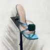 GIANVITOROSSI Luxury Leather Stiletto Glass Slipper Heels