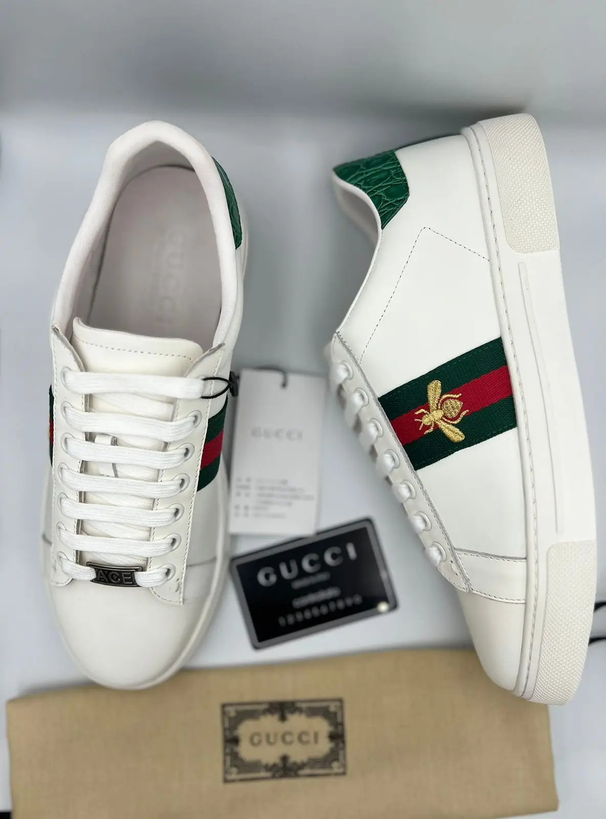 GUCCI Men's Leather Sneaker GUCCI Men's Leather Sneaker