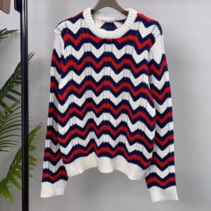 GUCCI Wool Blend Color-Matching Sweater