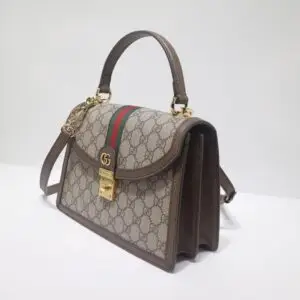 Gucci Ophidia Striped Canvas Bag