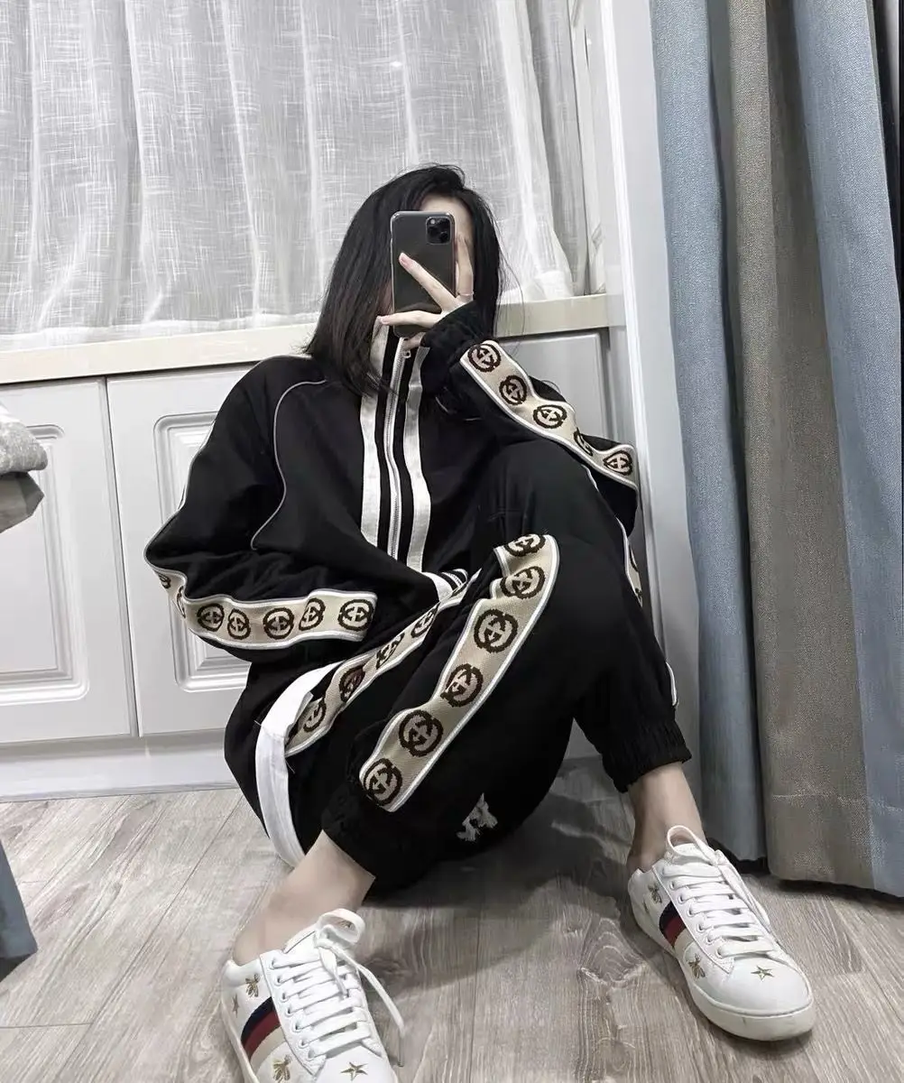 GUCCI Embroidery Track Suit GUCCI Embroidery Track Suit