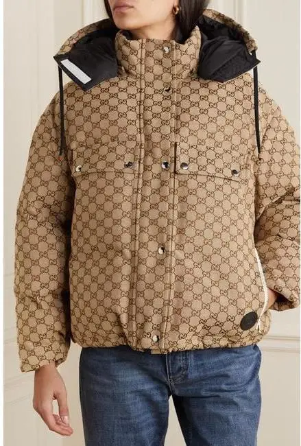 GUCCI GG Jacquard Puffer Jacket GUCCI GG Jacquard Puffer Jacket