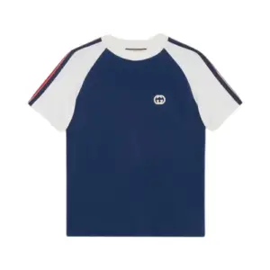 GUCCI COTTON JERSEY T-SHIRT WITH Yoke