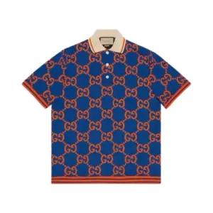 Gucci GG COTTON JACQUARD POLO T-SHIRT