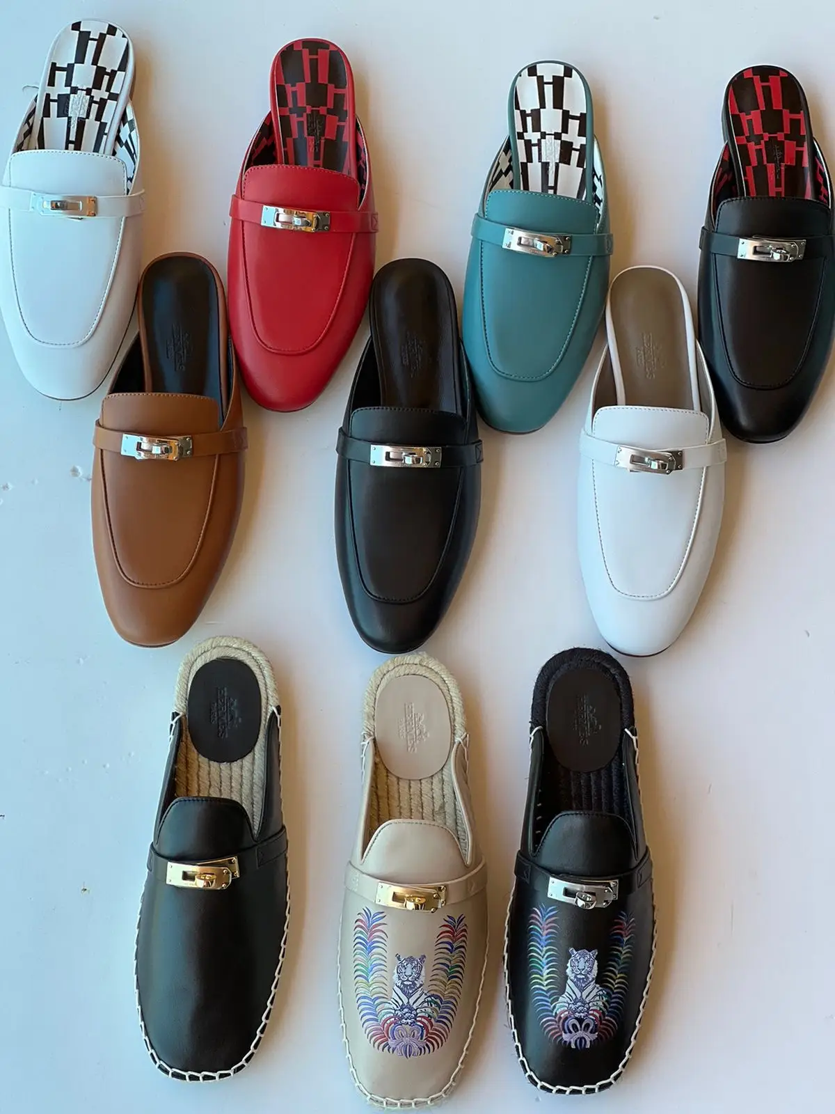 HERMES Kelly Mule Sandal HERMES Kelly Mule Sandal