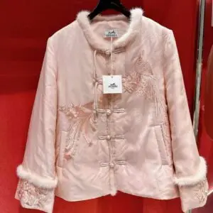 Hermes Style Luxe Down Jacket