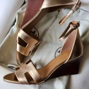 Hermes Metallic Leather Legend