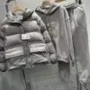 L OE WE Men's Winter Thicken Glossy Jacket