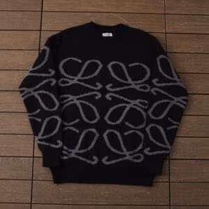 L OE WE Oversize Jacquard Sweater