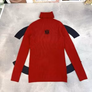 L OE WE Solid High Neck Sweater