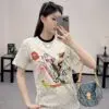 LOUIS VUITTON Travel Stamp Circle T-Shirt