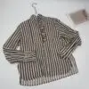 Louis Vuitton Women's Black & White Striped Top