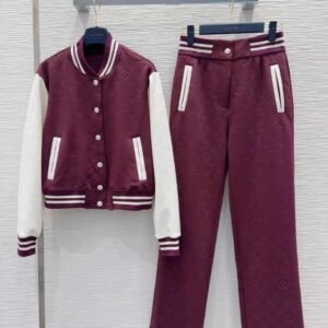 LOUIS VUITTON Unisex Varsity Jacket Style Jogger
