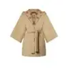 LOUSE VUITTON Hooded Wrap Coat