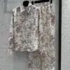 LOUSE VUITTON Printed Cord Set