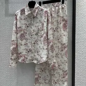 LOUSE VUITTON Printed Cord Set