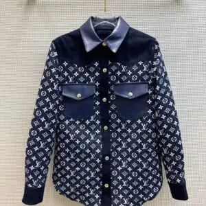 LOUSE VUITTON Black Denim Jacket for Women