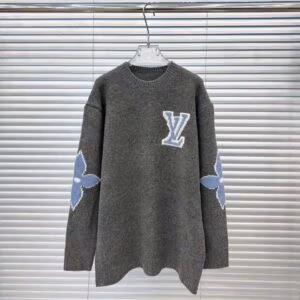 LOUSE VUITTON Chunky Wool Blend Pullover