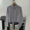 MIU MIU Mustang Reworked Crop Top Long Sleeve