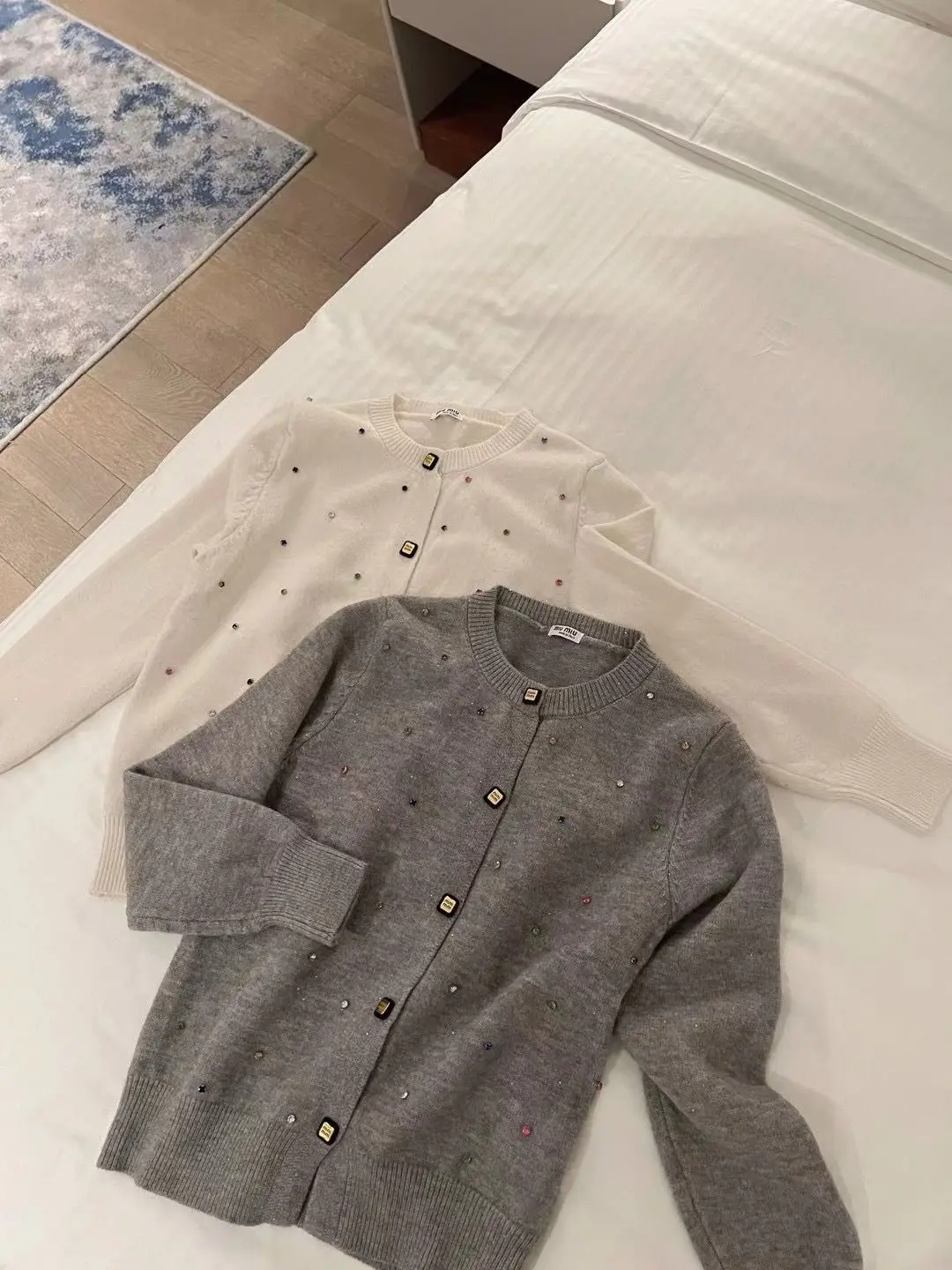 Miu Miu Shimmery Knit Cardigan Miu Miu Shimmery Knit Cardigan