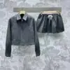 MIU MIU AW Two-Piece Skirt & Top Set