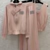 MIU MIU Women's Pink Printed Track Suit