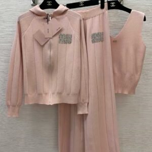 MIU MIU Women's Pink Printed Track Suit