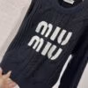 MIU MIU Logo Knitted Sweater