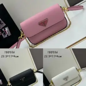 PRADA Mini Saffiano Leather Shoulder Bag