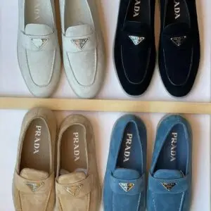 PRADA Leather Loafers