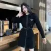 PRADA Women's Slim Hooded Dress