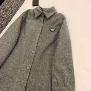 PRADA Grey Wool Jacket